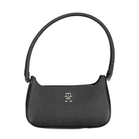 Tommy Hilfiger Black Polyurethane Women Handbag