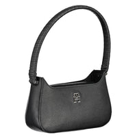 Tommy Hilfiger Black Polyurethane Women Handbag
