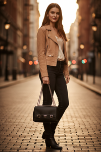 Guess Jeans svart handväska för kvinnor