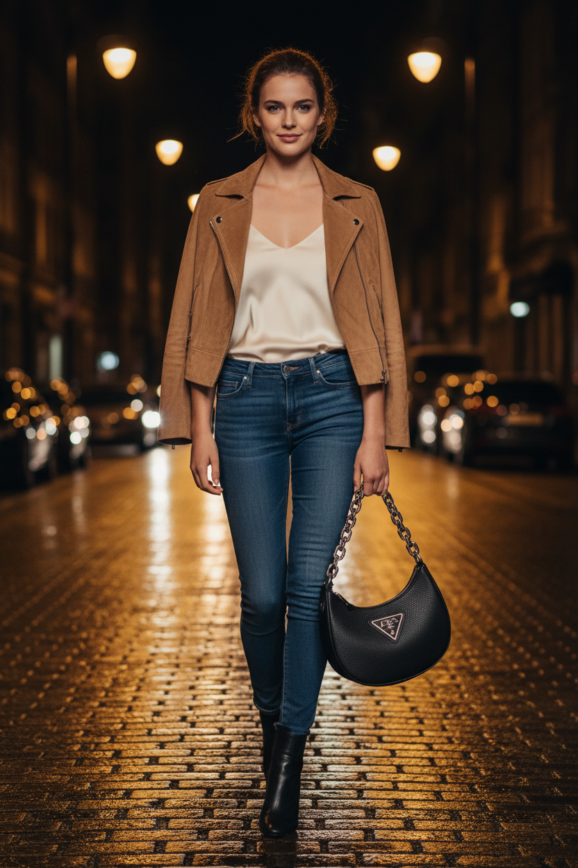 Dámská kabelka Guess Jeans z černého polyethylenu