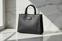 Guess Jeans svart polyeten damhandväska