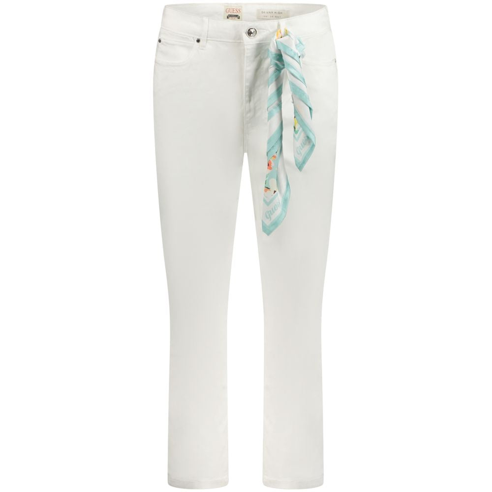 Dámské úzké džíny Guess Jeans Bianco Lyocell