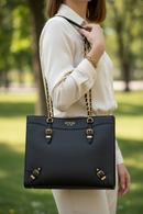 Guess Jeans svart handväska för kvinnor