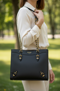 Guess Jeans svart handväska för kvinnor