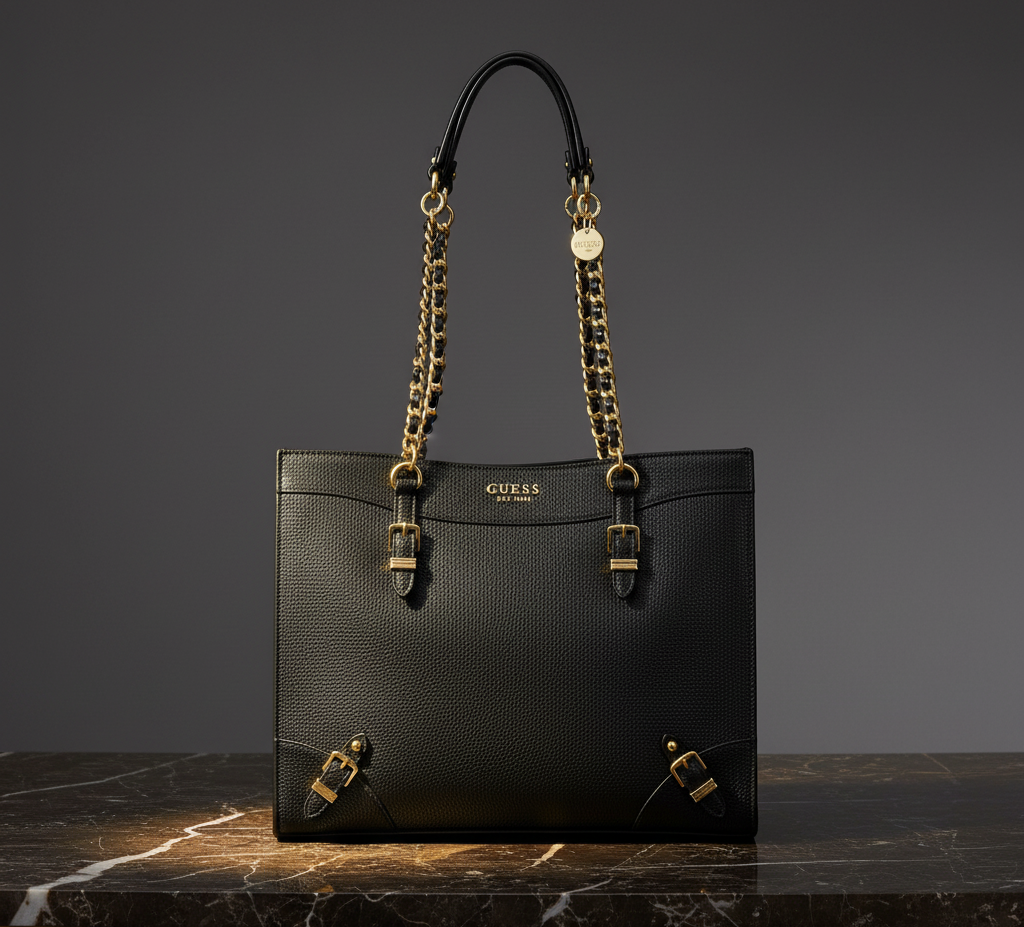 Guess Jeans svart handväska för kvinnor