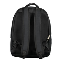 Tommy Hilfiger Black Polyester Men Backpack