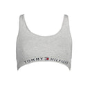 Tommy Hilfiger Grigio Cotton Women's Sports Bra