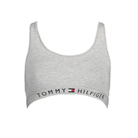 Tommy Hilfiger Grigio Cotton Women's Sports Bra