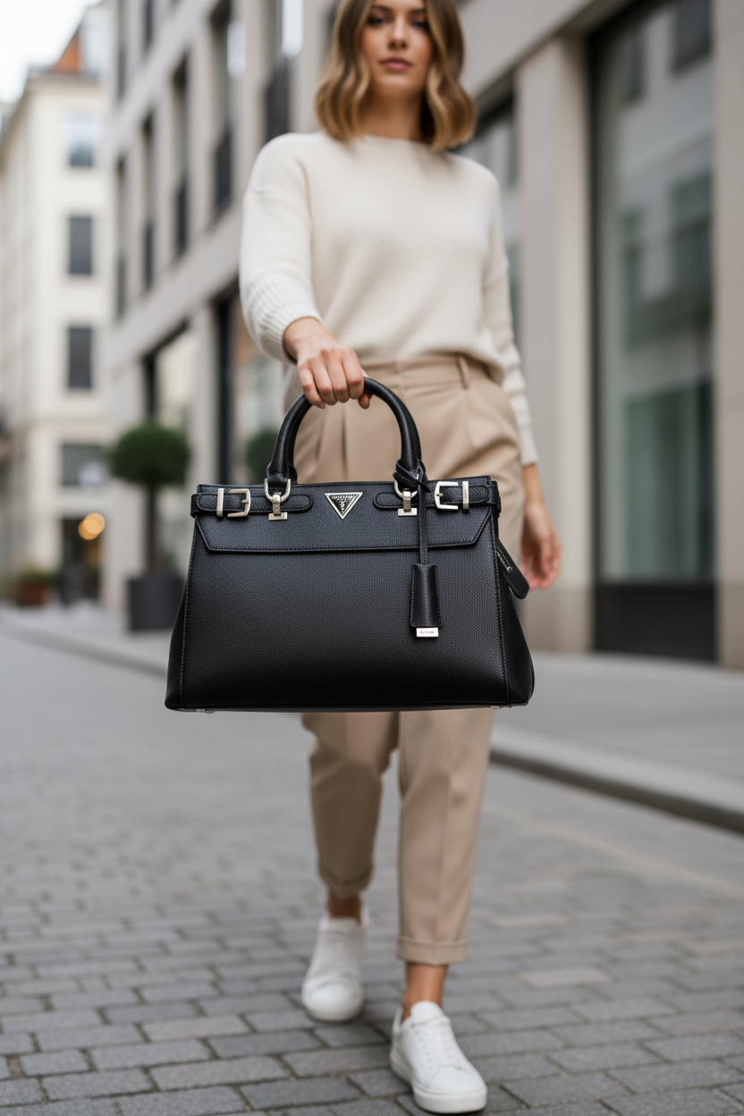 Dámská kabelka Guess Jeans černá