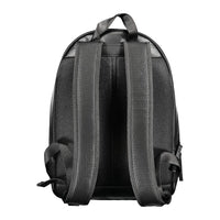 Tommy Hilfiger Black Polyurethane Men's Backpack
