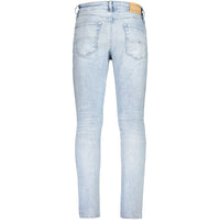 Tommy Hilfiger Azzurro Cotton Men's Tapered Jean