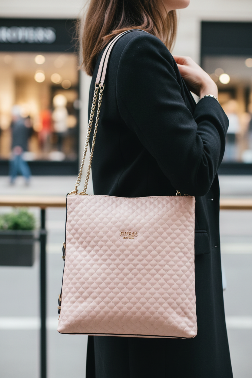 Dámská kabelka Guess Jeans Rosa z polyuretanu