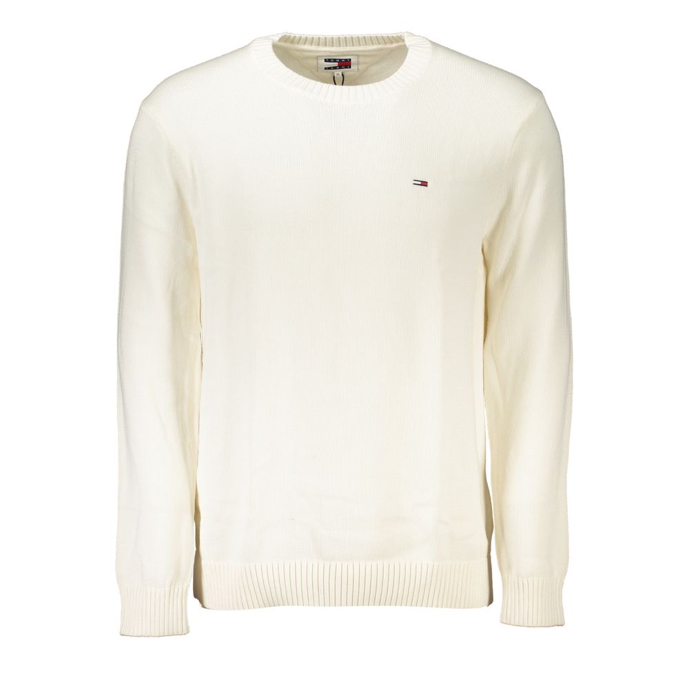 Tommy Hilfiger White Cotton Men's Sweater