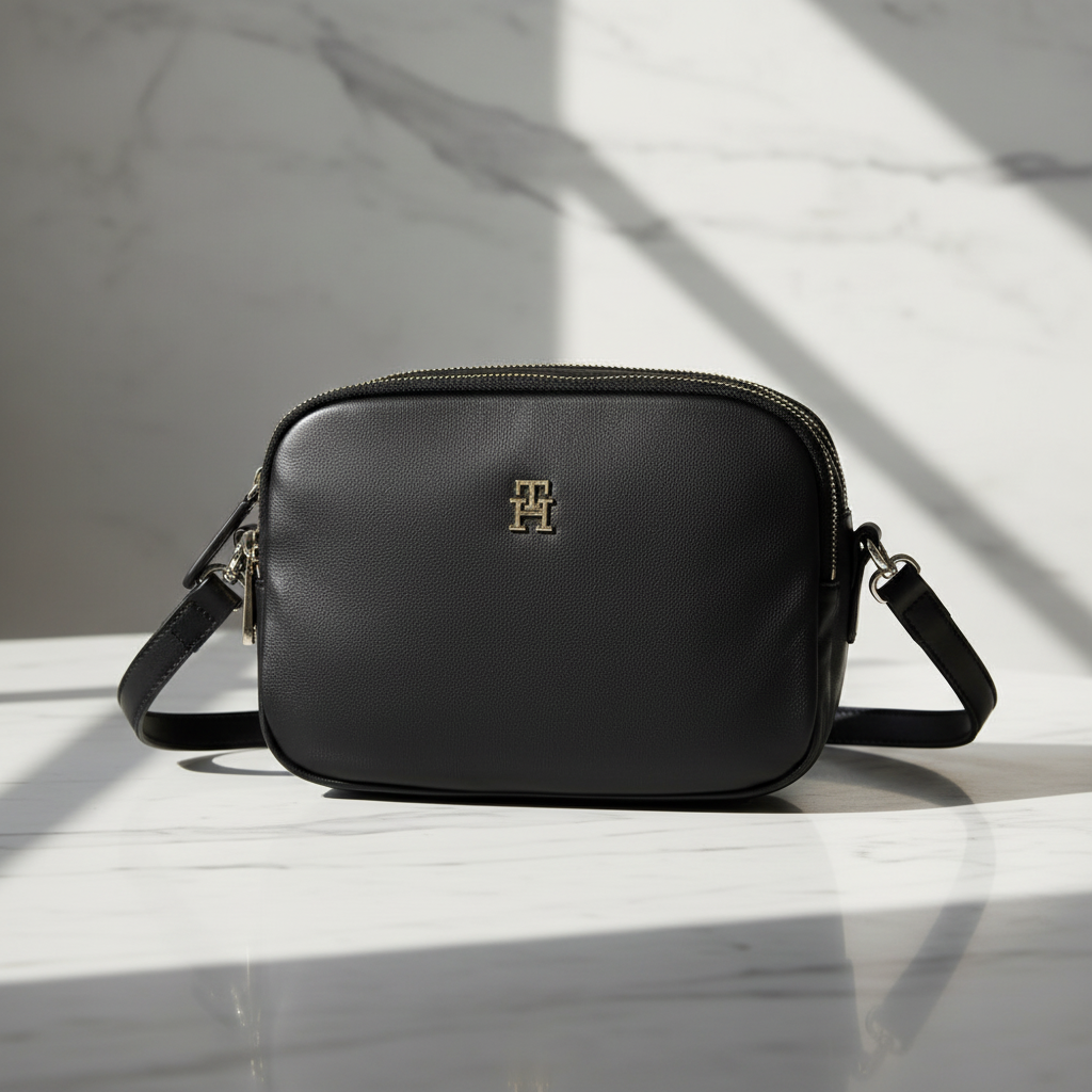 Tommy Hilfiger Blue Polyester Women Shoulder Bag