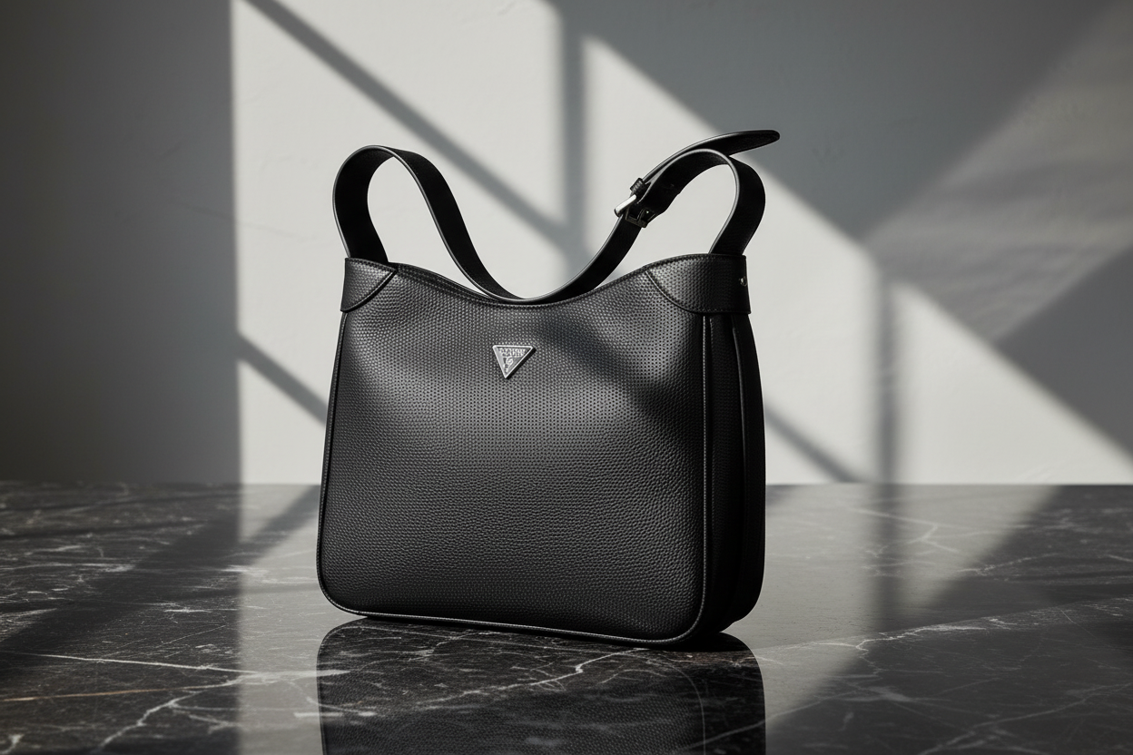 Dámská kabelka Guess Jeans z černého polyuretanu