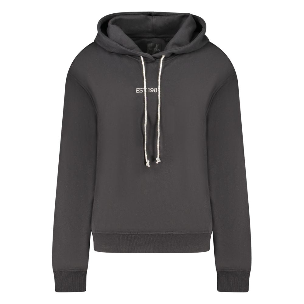 Dámská mikina Guess Jeans s bavlnou, černá