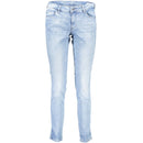 Dámské džíny Guess Jeans Azzurro z organické bavlny