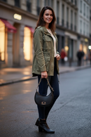 Dámská kabelka Guess Jeans z černého polyuretanu