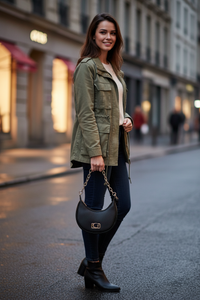 Dámská kabelka Guess Jeans z černého polyuretanu