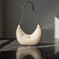 Dámská kabelka Guess Jeans béžová z polyuretanu