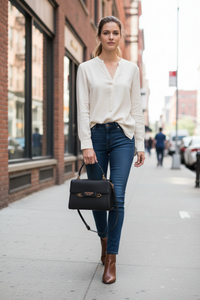 Dámská kabelka Guess Jeans z černého polyethylenu