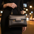 Dámská kabelka Guess Jeans z černého polyethylenu