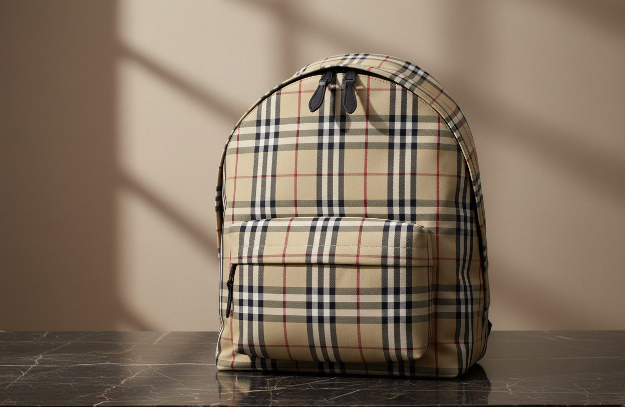 Burberry Beige Fabric Backpack