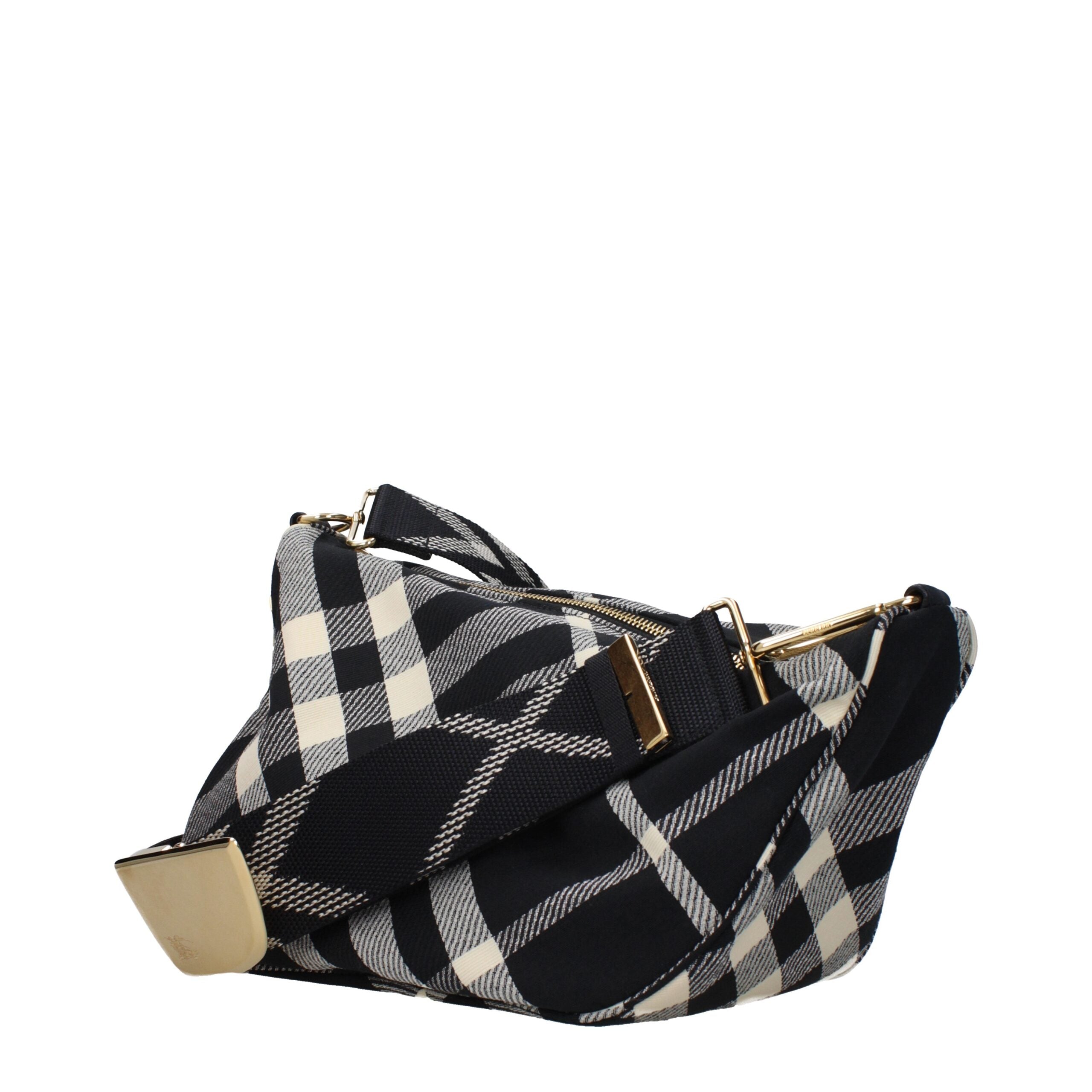 Černá látková crossbody kabelka Burberry