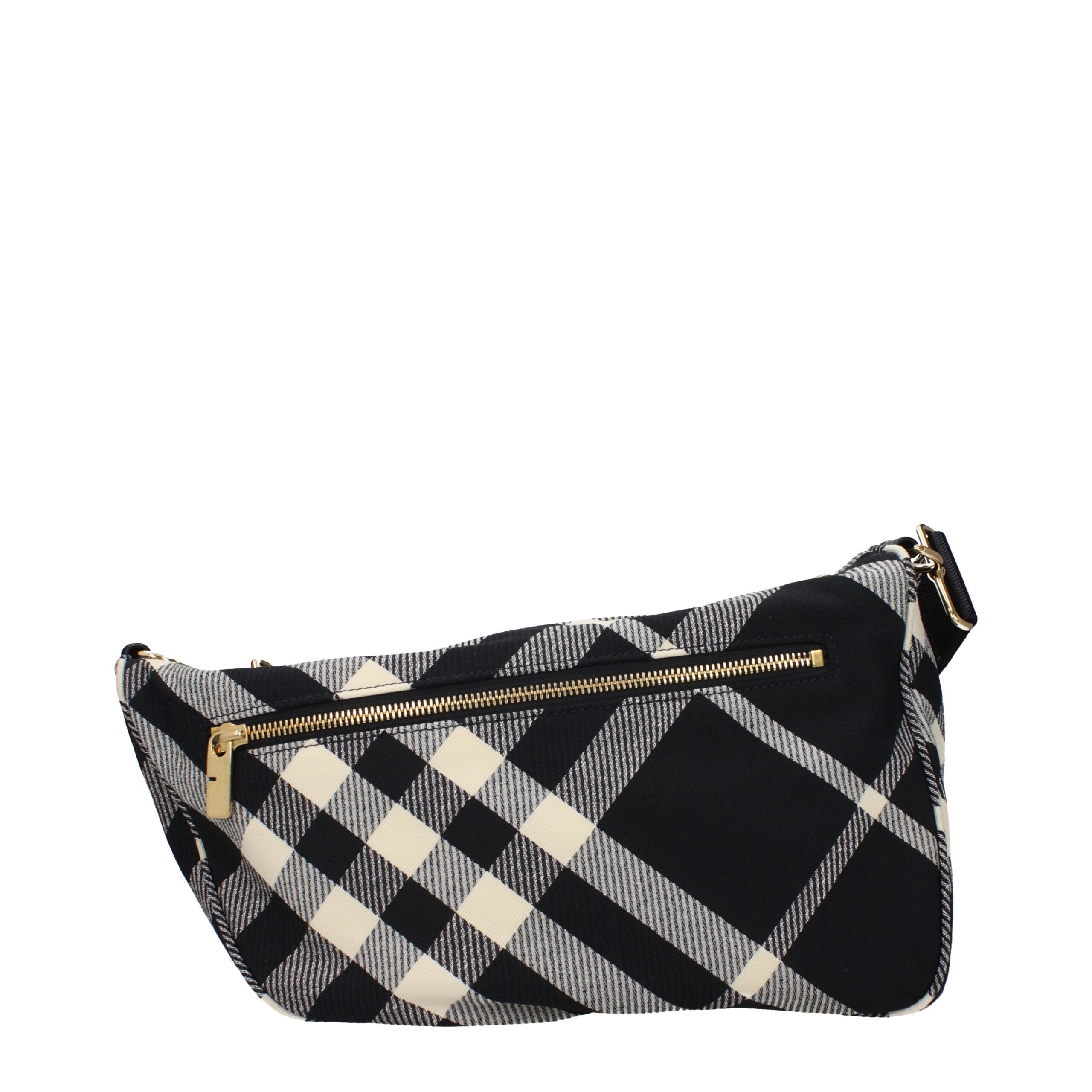 Černá látková crossbody kabelka Burberry