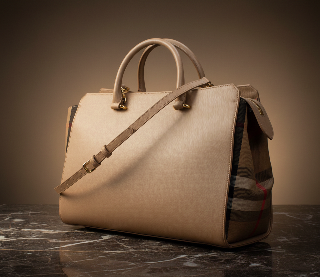 Burberry Beige Leather Handbag