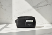 Černá kabelka Balenciaga Bos Taurus z telecí kůže