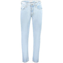Guess Jeans Azzurro Cotton Herrjeans