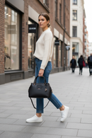 Guess Jeans Black Polyurethane Women's Handbag