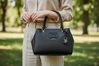 Guess Jeans Black Polyurethane Women's Handbag