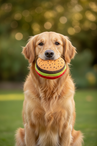 Soft toy for dogs Gloria Hamburdog Hamburger