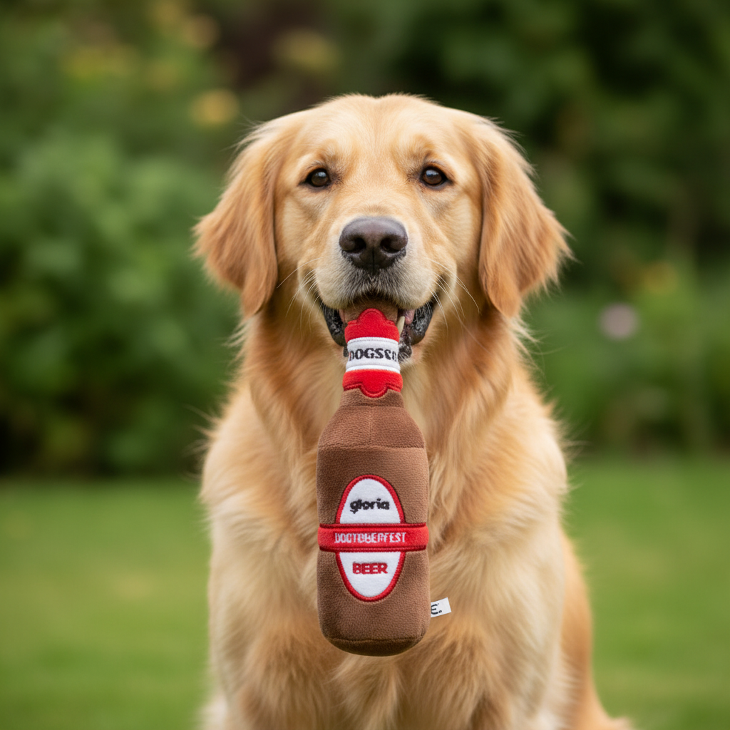 Soft toy for dogs Gloria DOGTOBERFEST Brown