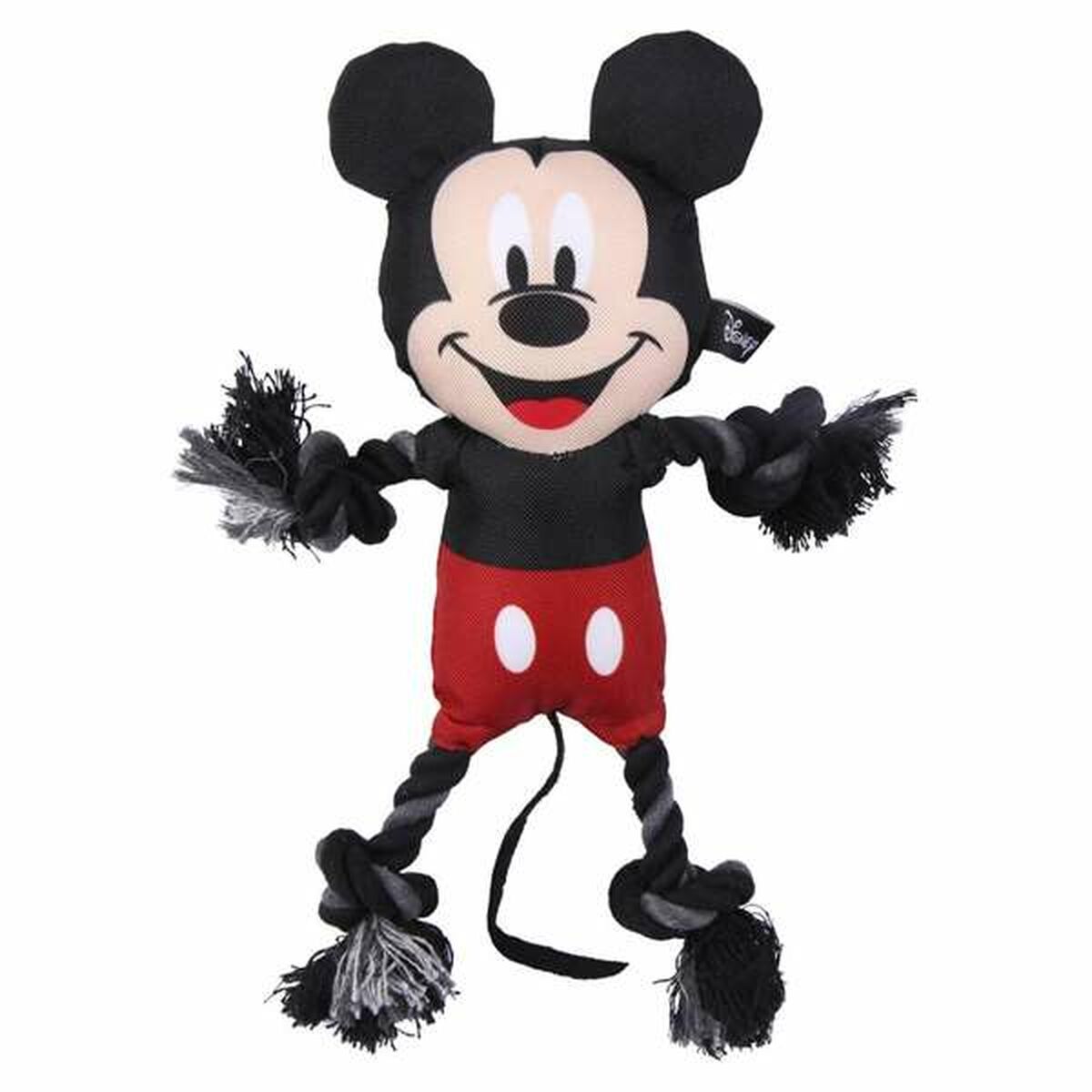 Dog toy Mickey Mouse Black 15,0 x 6,0 x 28,0 cm Plastic