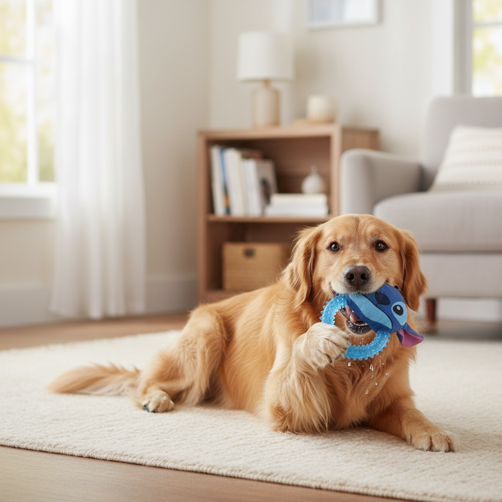 Kousátko pro psy Stitch Modrý 13,0 x 6,0 x 22,0 cm