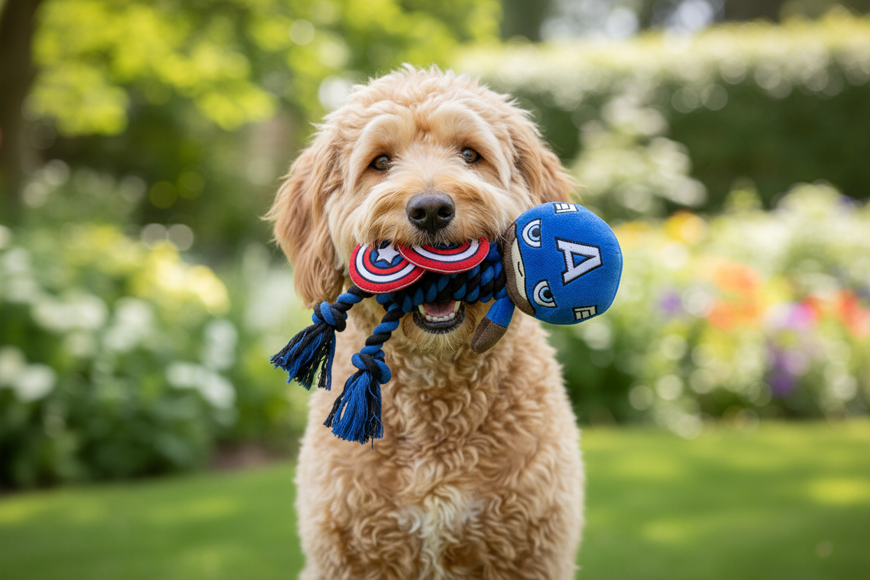 Dog chewing toy Marvel Blue 9,5 x 30 x 9,5 cm