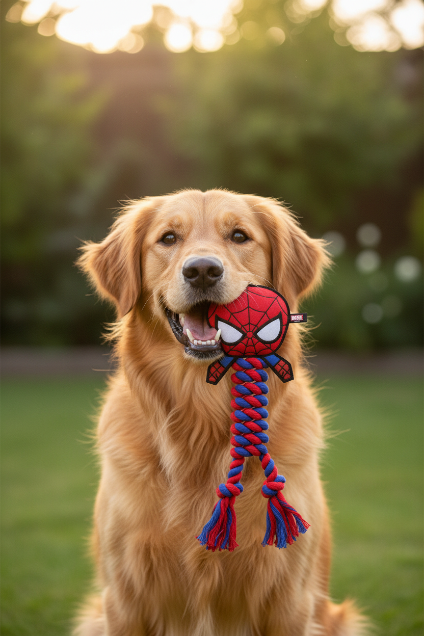 Kousátko pro psy Spider-Man Červený 9,5 x 30 x 9,5 cm