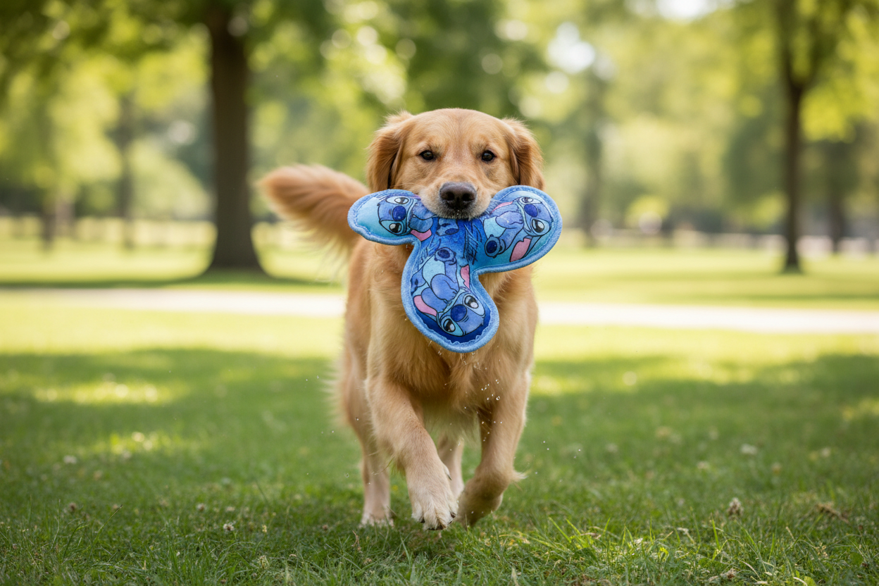 Frisbee Stitch Modrý 23,0 x 23,0 x 3,0 cm