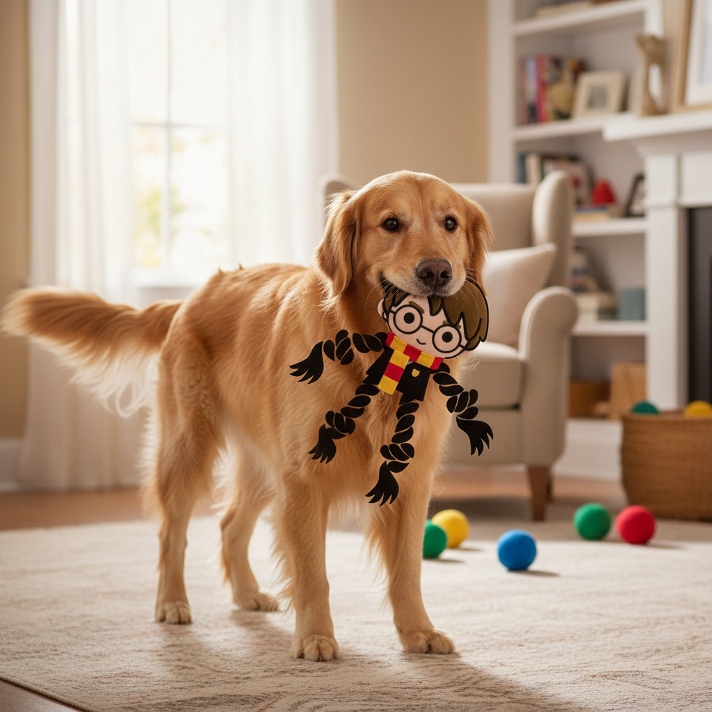 Kousátko pro psy Harry Potter Modrý 9,5 x 30 x 9,5 cm