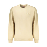 Tommy Hilfiger Beige Cotton Men Sweatshirt