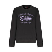 Tommy Hilfiger Black Cotton Women Sweatshirt