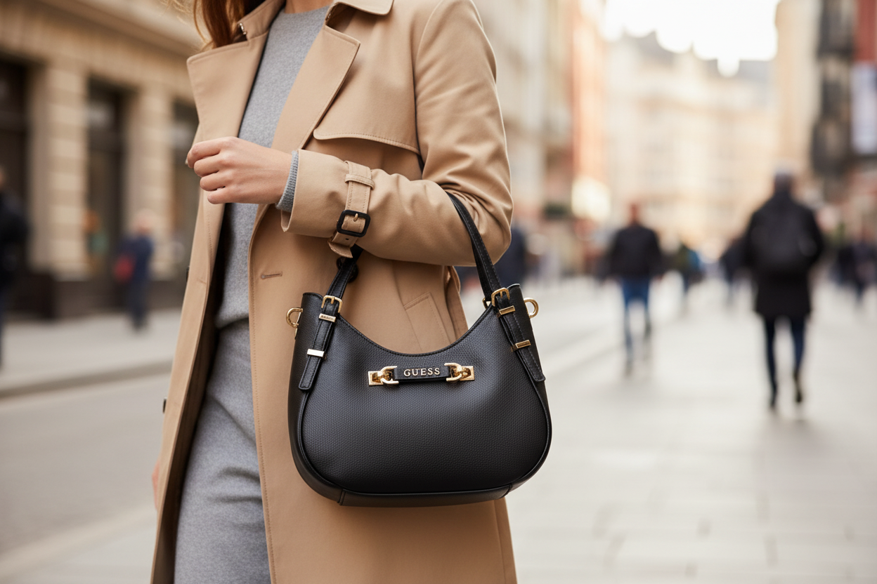 Guess Jeans Nero Women Handbag