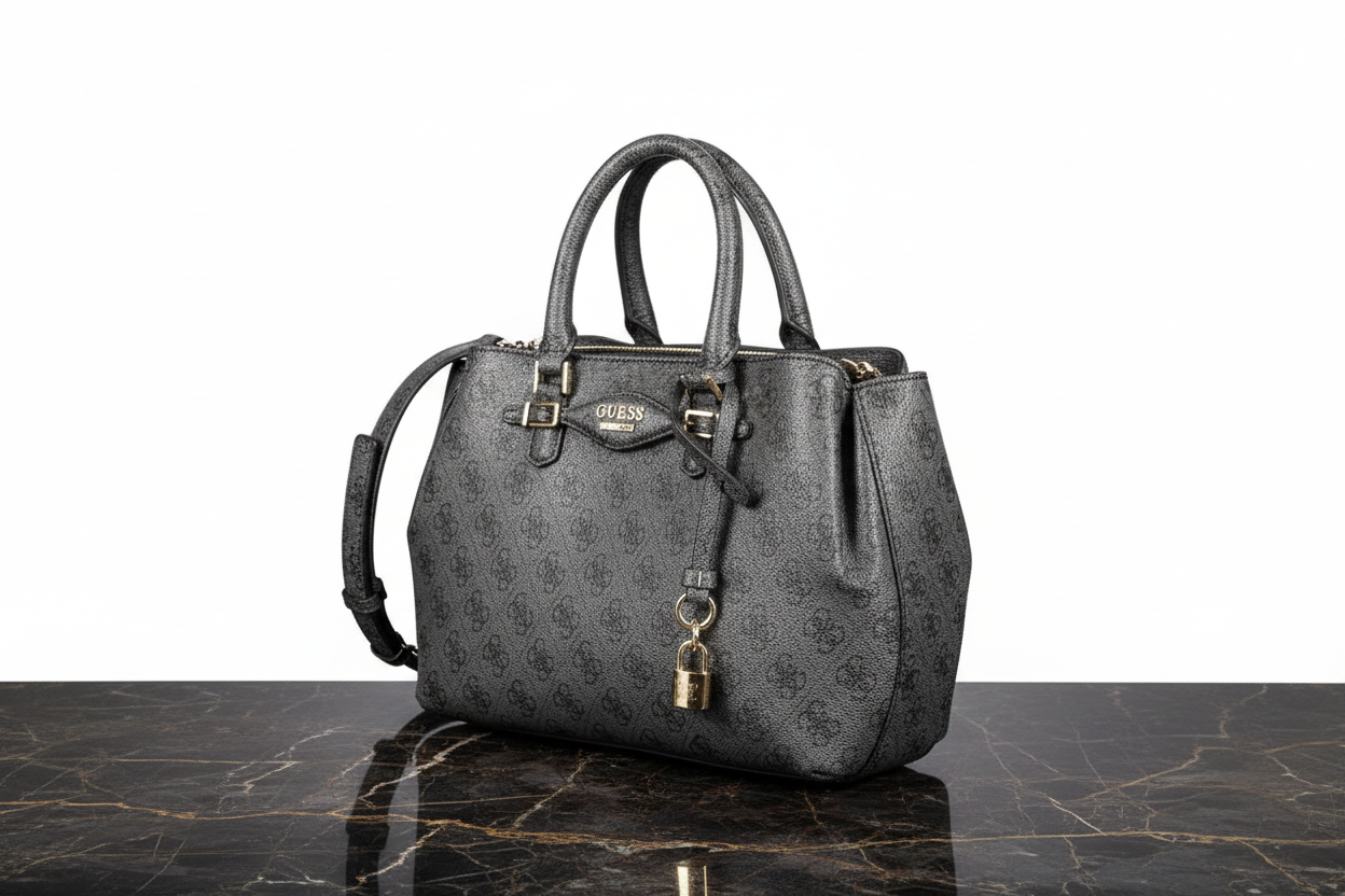 Guess Jeans Nero Damväska