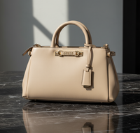 Guess Jeans Beige Polyurethane Women Handbag