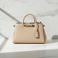 Guess Jeans Beige Polyurethane Women Handbag