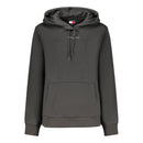 Tommy Hilfiger Black Cotton Women's Sweatshirt Hoodie