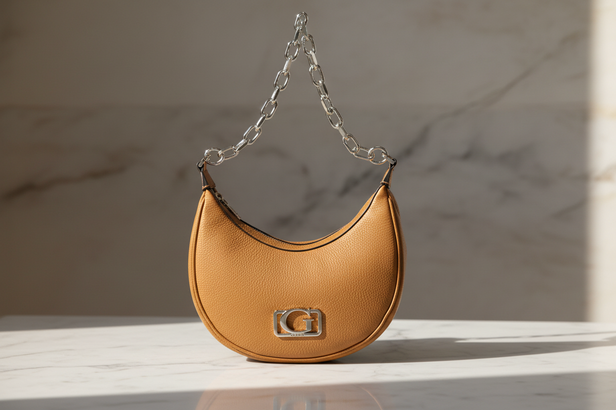 Dámská kabelka Guess Jeans Marrone z poliuretanu